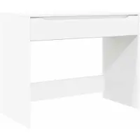 vidaXL Bureau met lade Wit 100 x 50 x 78 cm Geconstrueerd hout