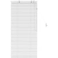vidaXL Veneziaanse jaloezie, wit, 55 x 130 cm, 35 mm