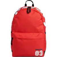 Superdry Dames Vintage Terrain Montana rugzak rood (OSFA), Casual, Polyester W9110340A
