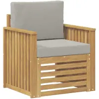 vidaXL Buiten bank set Polyester Wit