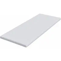 vidaXL Geheugen Schuim Matras Topper 80 x 200 cm Thick Zacht Wit