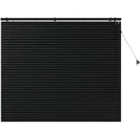 vidaXL Venetiaanse jaloezie Zwart 125 x 130 cm 35 mm
