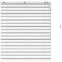 vidaXL Venetiaanse jaloezie Wit 105 x 130 cm 35 mm
