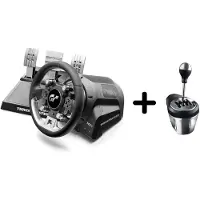 Thrustmaster T-GT II - Racestuur met 3 Pedalen + TH8A Gaming racestuurshifter - Force Feedback - Voor PS5, PS4, PC