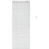 vidaXL Veneziaanse jaloezie, wit, 60 x 160 cm, 35 mm