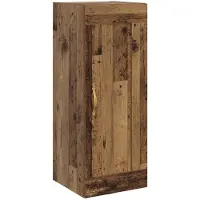 vidaXL Wandkast Oud hout 34,5 x 34 x 90 cm Bewerkt hout
