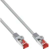 InLine Patchkabel, S/FTP (PiMf), Cat.6, 250 MHz, PVC, koper, grijs, 5m