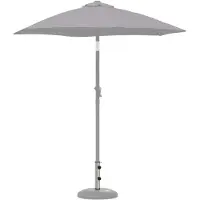 vidaXL Parasol Basisbuis 0.63 kg Natuurlijk RVS Roestvrij staal