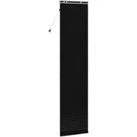 vidaXL Venetiaanse jaloezie Zwart 60 x 250 cm 35 mm