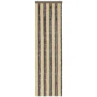 vidaXL Insecten Gordijn Chenille Donkerbruin en Beige 56 x 200 cm