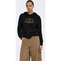 ONLY Sweatshirt 'ONLMaia' lichtbruin / zwart