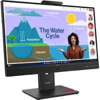 Lenovo ThinkVision T24D-4v 23,8 FHD-beeldscherm USB-C Docking, Microfoon, Webcam - 64B7UAT1EU