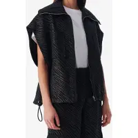 Iro Paris Alina Jacket Black Zebra Maat: 38 | Gilets Outlet | Dames | Zwart