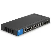 Linksys LGS310C - Netwerk Switch - Managed - 8-Poorten - 2 SFP Poorten- Zwart
