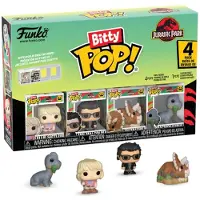 Funko POP! Ellie Sattler - Ian Malcolm - Triceratops - Brachiosaurus (Bitty Pop!) 4 Pack- Vinylfigur Unisex Funko Bitty Pop! - Neutraal - Standard