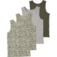 Name it - NKMTANK TOP 4P AOP NOOS - Jongens - Onderhemden