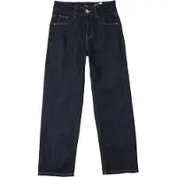 Name it NLFBIRM loose fit jeans - donkerblauw denim Effen - maat 158