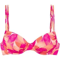 LASCANA Bikinitop crème / oranje / pink