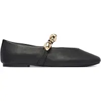 Steve madden Ballerina met riempjes 'Poppin' brons / zwart