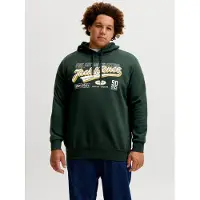 Jack & Jones PLUS - JJELOGO SWEAT HOOD 2 COL AW26 SN PLS Heren Trui