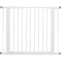 BabyDan Perfect Close Traphekje Zonder Boren - 77,3 - 97,1 cm - Klembevestiging - Wit