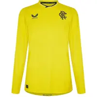 Castore Heren Rangers FC T-shirt met lange mouwen (Geel)