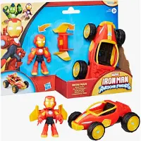 Iron Man and His Awesome Friends Marvel Iron Man and His Awesome Friends - Iron Racer - Voertuig en Actiefiguur