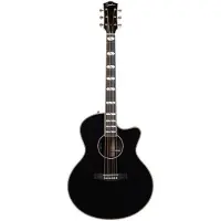 Godin Connaisseur MJ BLK RW elektrisch-akoestische westerngitaar met koffer