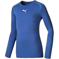 Puma Kinder/Kinder-T-shirt met lange mouwen en logo (Blauw)