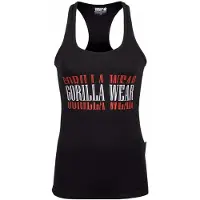 Gorilla wear Top 'Verona' rood / zwart / wit