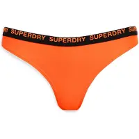 Superdry Dames Stretchy bikinibroekje in gedurfd oranje model (XS), Strandkleding, Gerecycled polyester, Duurzaam W3010390A