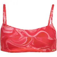 Superdry Dames Roze bikinitop met print (XS), Strandkleding, Gerecycled polyester, Duurzaam W3010392A