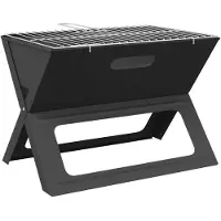 vidaXL Buitengrill Zwart 46 x 31 x 31 cm Staal