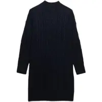 Superdry Gebreide jurk marine