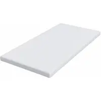 vidaXL Geheugen Schuim Matras Topper 90 x 190 cm Thick Zacht Wit