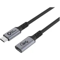 Microconnect USB-kabel - MICRO CONNECT - W126988096 - USB4 Gen 2x2 - 2 m - USB-C - Zwart-Grijs