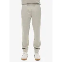 Superdry Broek 'Essential' lichtgrijs / zwart