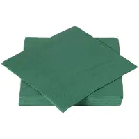 Klika - Servet | papier | 2-laags | 33x33cm | donkergroen | 100 stuks