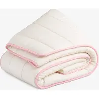Decoware Dekbed zonder Overtrek 200x200 cm - Solid Color - Ecru - Hoesloos Dekbed Wasbaar - Microvezel - All Season - Tweepersoons