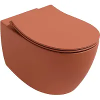 Isvea Sentimenti randloos toilet 51x36.5cm terracotta