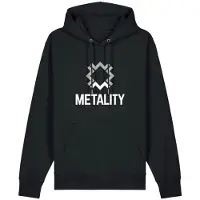 Metality Trui met capuchon - Herren Hoodie - S tot 5XL - voor Mannen - zwart - Maat 3XL