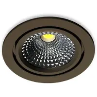 PremiumLED LED Inbouwspot Badkamer Mat Brons - IP65 - Dimbaar & Kantelbaar - 2700K Warm Wit - Ultra Flat 23mm - 5W