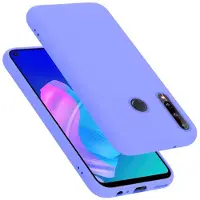 Cadorabo TPU Liquid Silicone Case Cover (Huawei P40 Lite E), Smartphonehoes, Paars