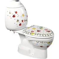Boss & Wessing Bws kid staand toilet glans wit sk