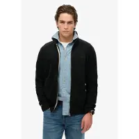 Superdry Sweatvest 'Essential' zwart