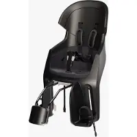Bobike Exclusive Evolve Maxi FF/framebevestiging - Urban Black - fietsstoeltje - kinderzitje - achterzitje - fietszitje - voor zadelbuis van een fiets of e-bike