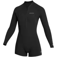 Mystic Lunar 2/2 Mm Shorty Met Lange Mouwen En Rits Aan De Voorkant Voor Dames