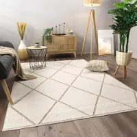 Paco Home Vloerkleed Woonkamer Laagpolig Boho Patroon Scandinavisch 200x280 cm