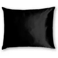 Silk Heaven Zijden Kussensloop Black Pearl - 19MM - - 60x60cm / Ritssluiting
