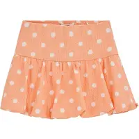 We fashion korte ballonrok met stippen - oranje Meisjes Polyester Stip - maat 146/152